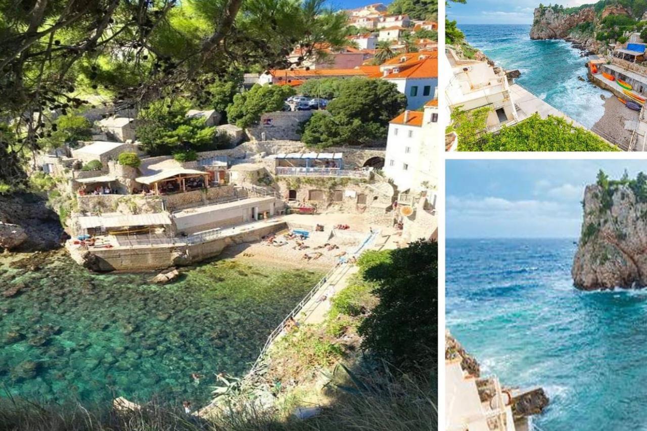 Mediteran With Garden Next To Beach And Old Town Dubrovnik Exterior photo